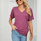 💕Mother's Day Promotion- UP TO 50% OFF🌷V-Neck Solid Color Loose Ladies Tops