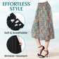 🌹Mother's Day Promotion 🎁💕HOT SALE 50% OFF🌷💕 Women's High Elastic Waist Pleated Chiffon Wide Leg Culottes