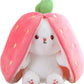 🍓 Mother's Day Promotion  - 50%OFF🍓Strawberry Bunny Transformed into Little Rabbit🎀 Fruit Doll Plush Toy🐰
