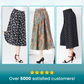 🌹Mother's Day Promotion 🎁💕HOT SALE 50% OFF🌷💕 Women's High Elastic Waist Pleated Chiffon Wide Leg Culottes