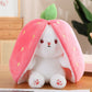 🍓 Mother's Day Promotion  - 50%OFF🍓Strawberry Bunny Transformed into Little Rabbit🎀 Fruit Doll Plush Toy🐰