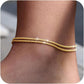 🥰Dainty Layered Waterproof Anklet For Women