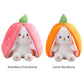 🍓 Mother's Day Promotion  - 50%OFF🍓Strawberry Bunny Transformed into Little Rabbit🎀 Fruit Doll Plush Toy🐰