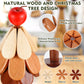 🌲Natural Wooden Tree Trivets for Hot Dishes