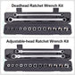 15pcs Adjustable Ratchet Wrench Kit