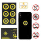 Anti-Radiation EMF Blocker Sticker for Cell Phones and Electronics