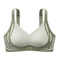 🎉2025 New Products Hot Sale✨Color-Blocked Non-Marking Gathered Push-Up Bra