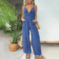 🔥💥2025 HOT SALE 🔥💥Women's Deep V-Neck Denim Jumpsuit🔥💥