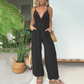 🔥💥2025 HOT SALE 🔥💥Women's Deep V-Neck Denim Jumpsuit🔥💥