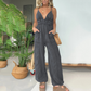 🔥💥2025 HOT SALE 🔥💥Women's Deep V-Neck Denim Jumpsuit🔥💥