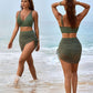 🏝️🔥Mother's Day Hot Sale 50%🔥👙Slimming Mesh Sheer Sarong Wraps Tummy Control Swimsuit